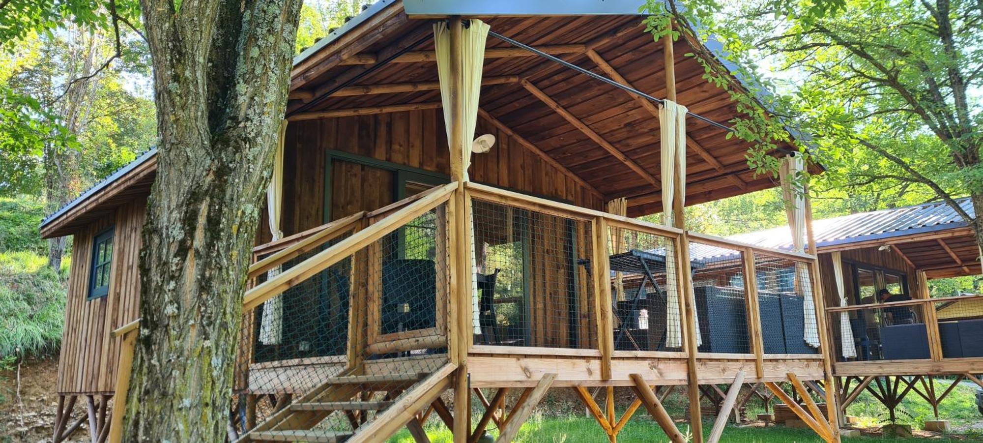 Camping Le Gallo Romain Barbieres Zewnętrze zdjęcie