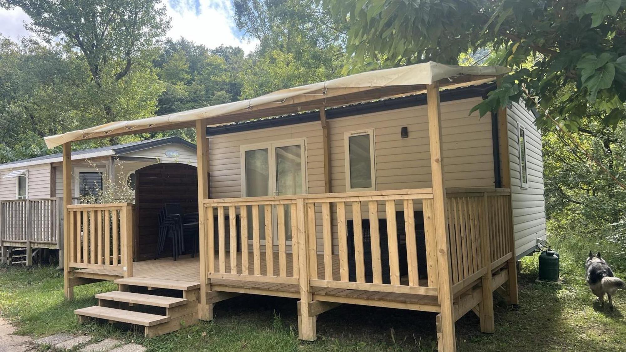 Camping Le Gallo Romain Barbieres Zewnętrze zdjęcie